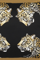 Leopardo Small Duchesse Cotton Cushion